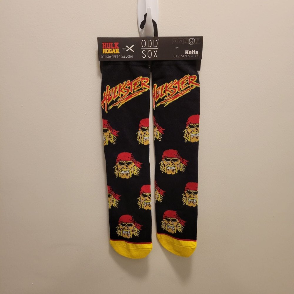 Hulk Hogan Crew Socks.  WWE Wrestling. New. Hulkster